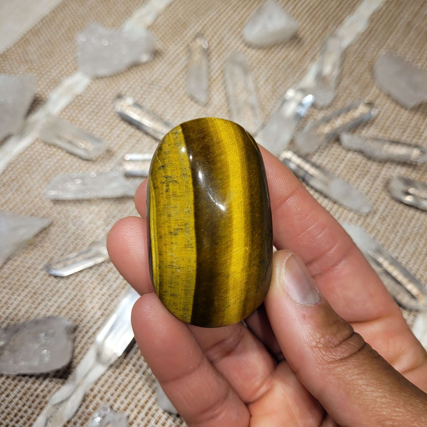 Tigers Eye Palmstone