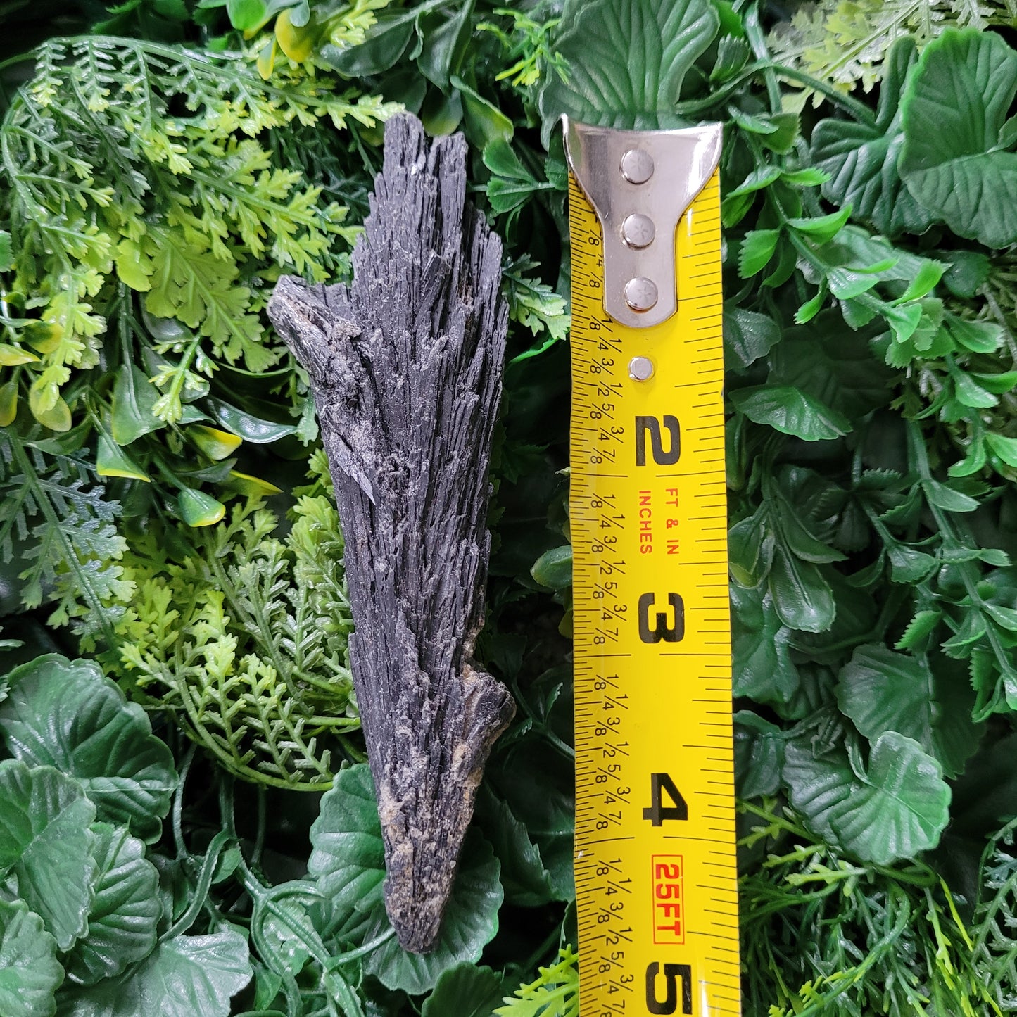 Black Kyanite Crystal Fan