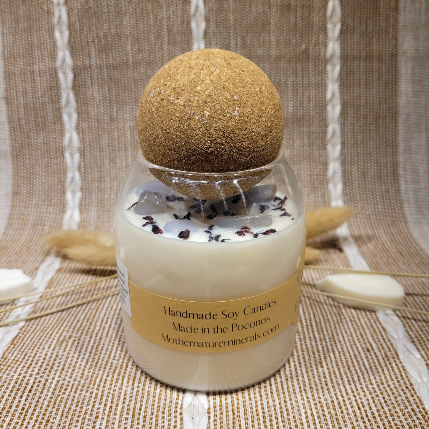 Hibiscus Palm Candle