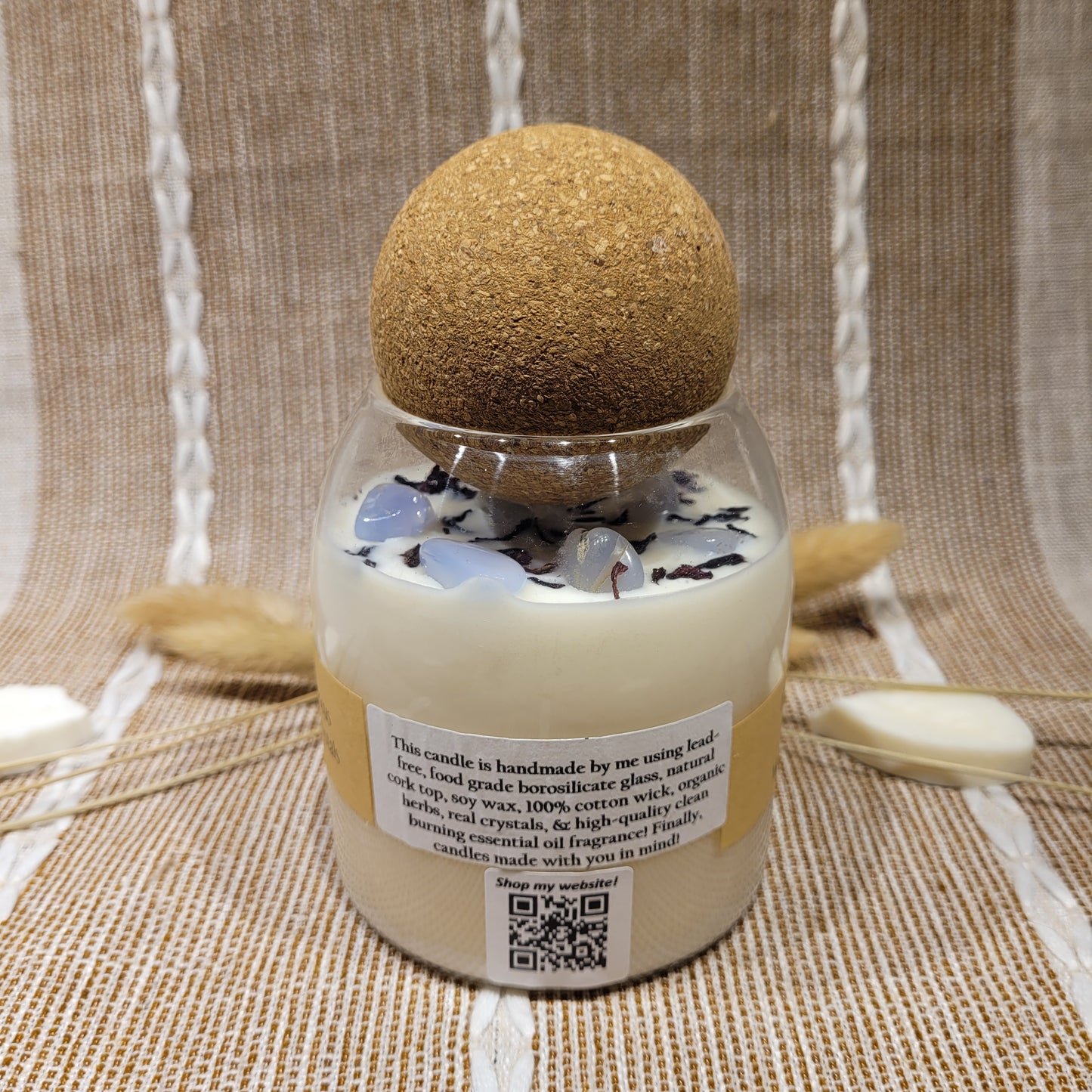 Hibiscus Palm Candle