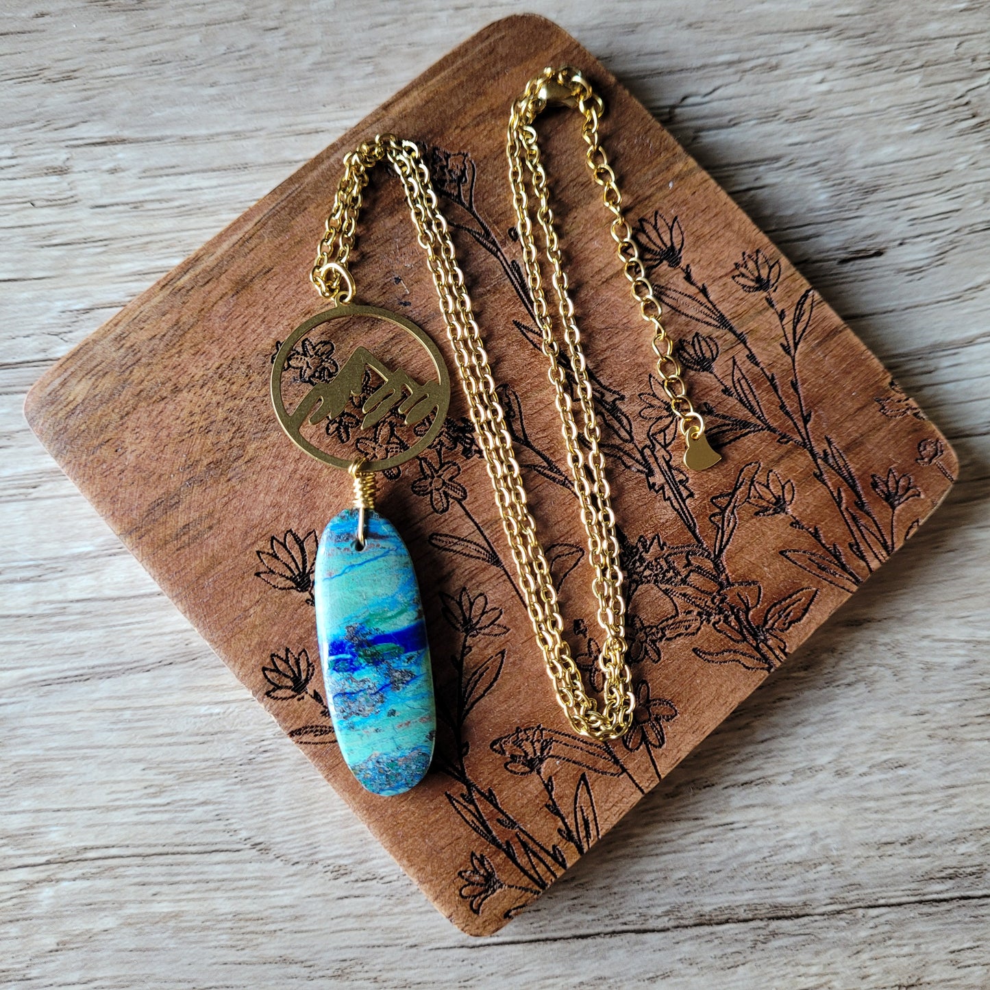 Azurite Malachite Necklace