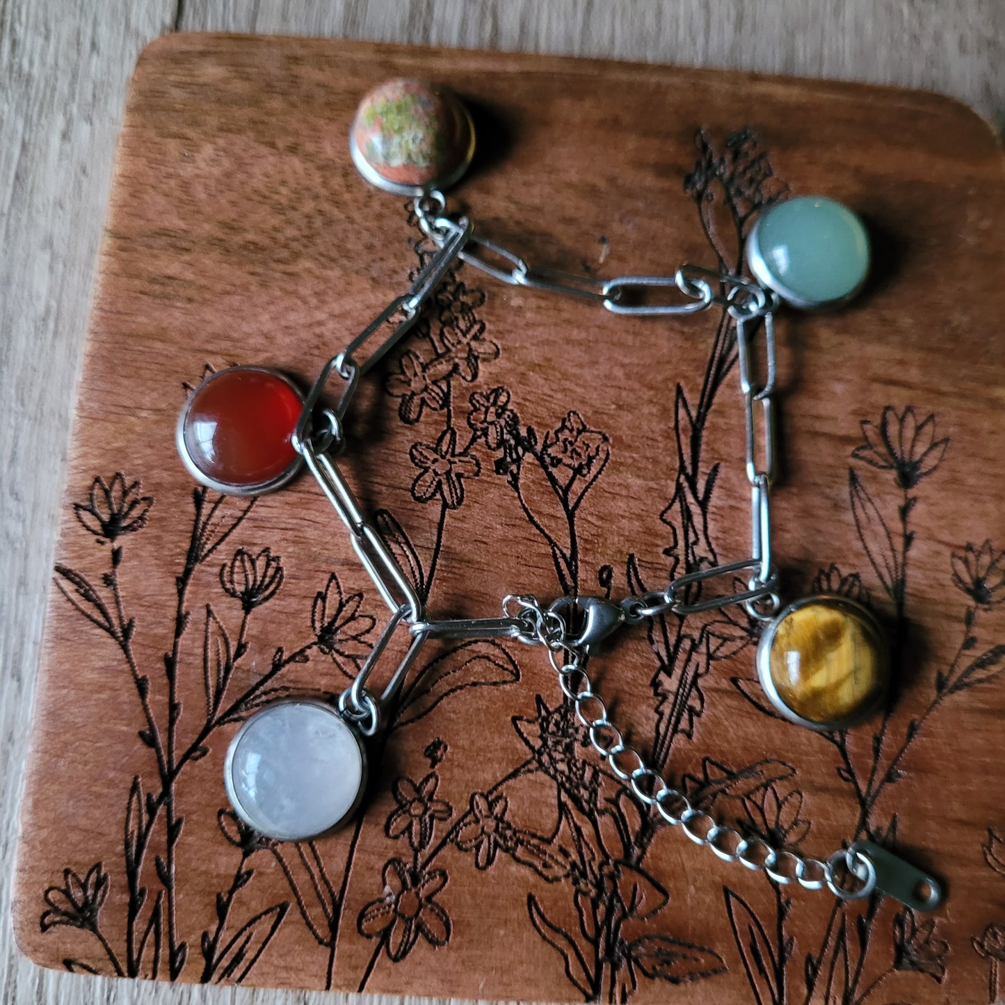 Mixed Crystal Bracelet