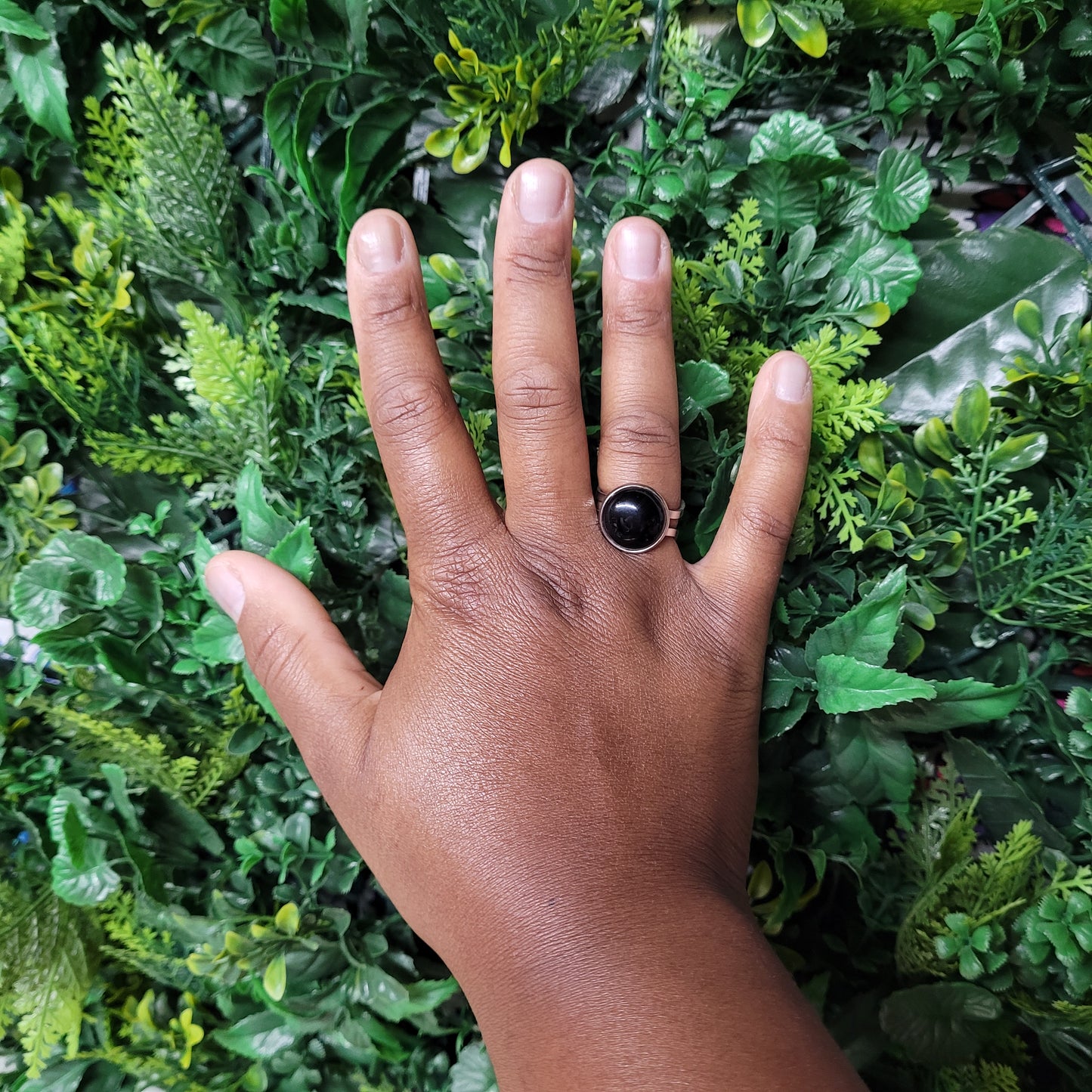 Black Obsidian Ring