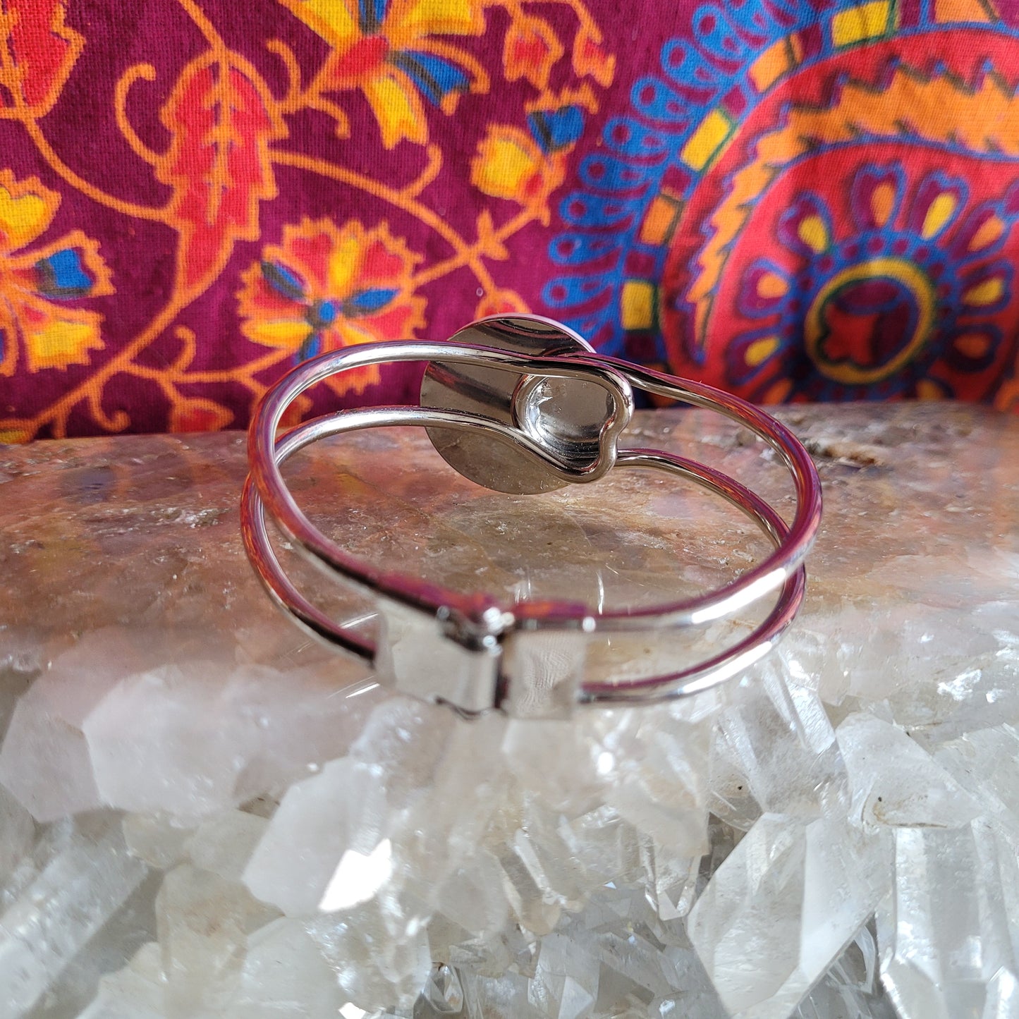 Rose Quartz Cuff Bracelet