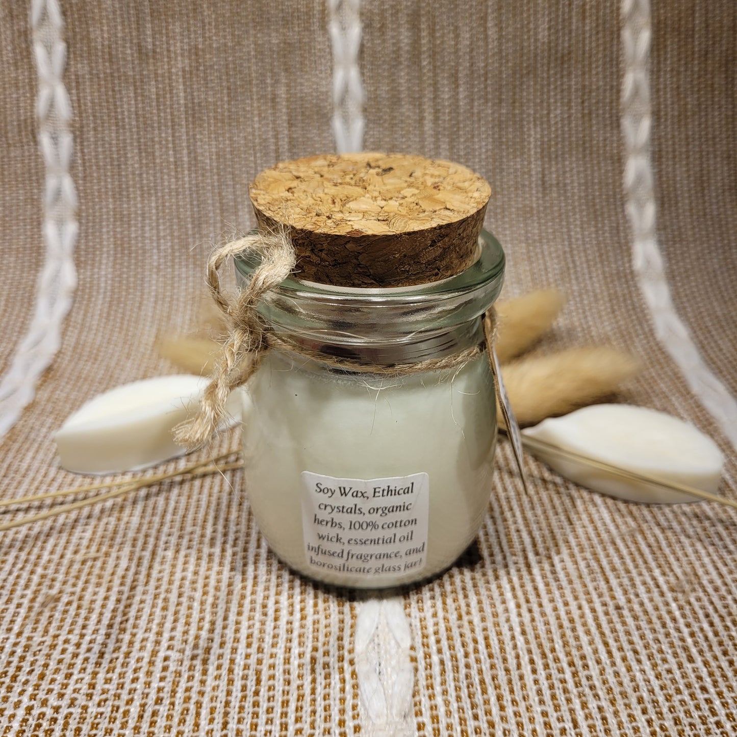 Black Violet and Saffron Candle