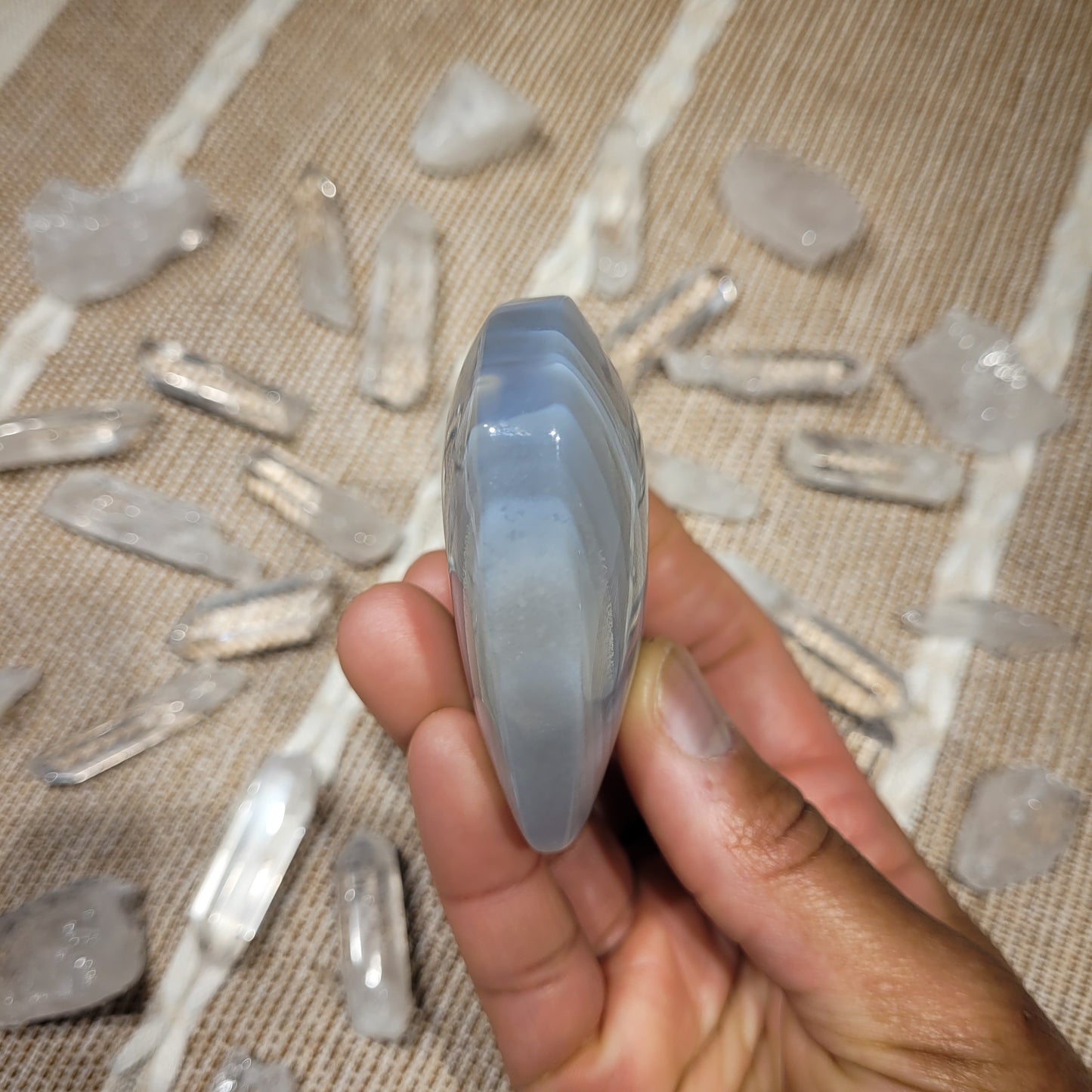 Botswana Agate Heart
