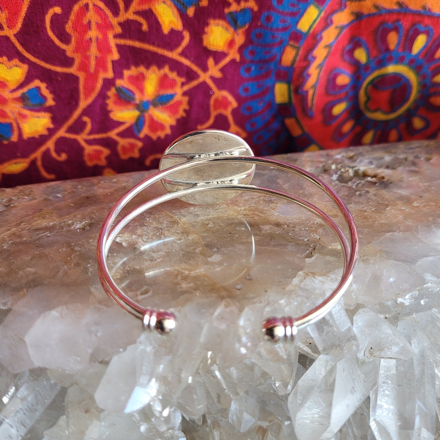 Unakite Cuff Bracelet
