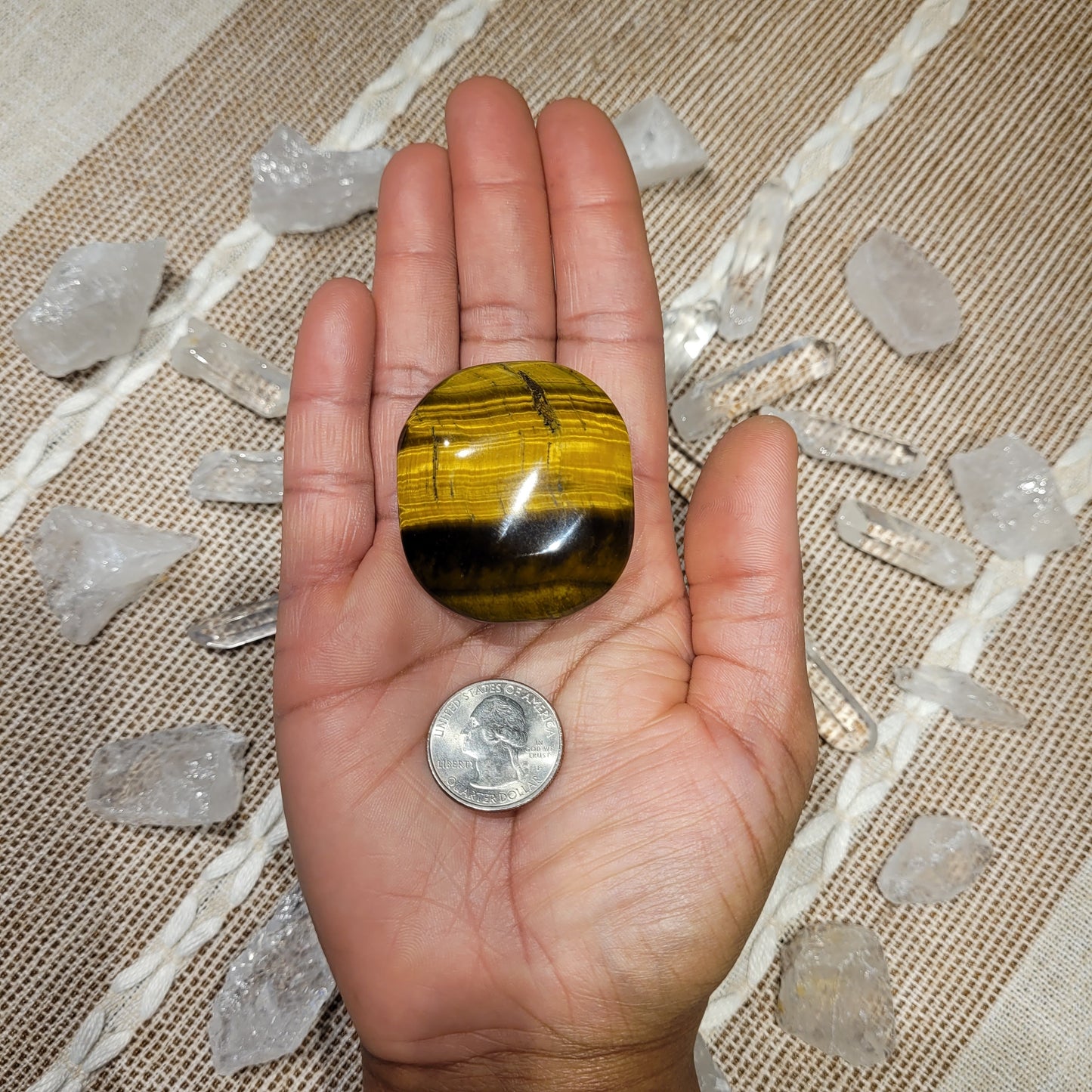 Tigers Eye Palmstone