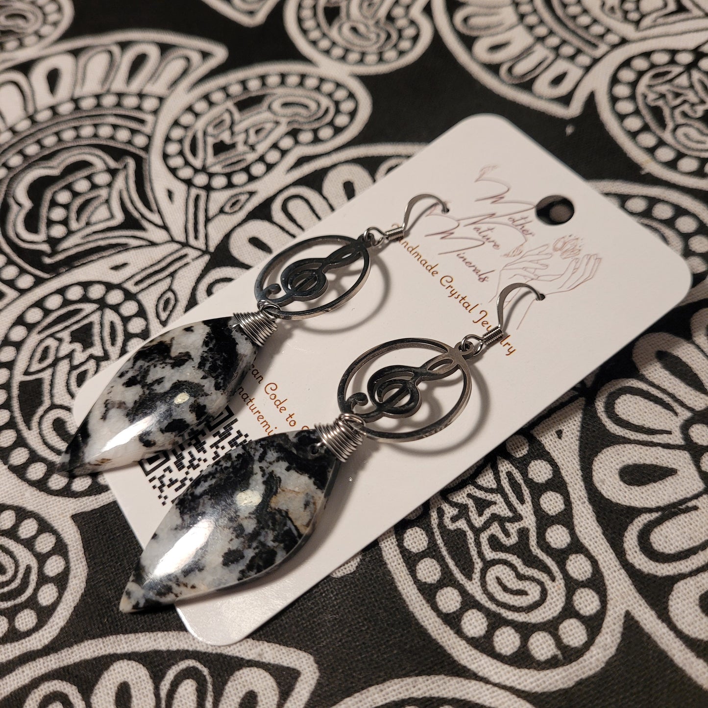 Zebra Jasper Earrings