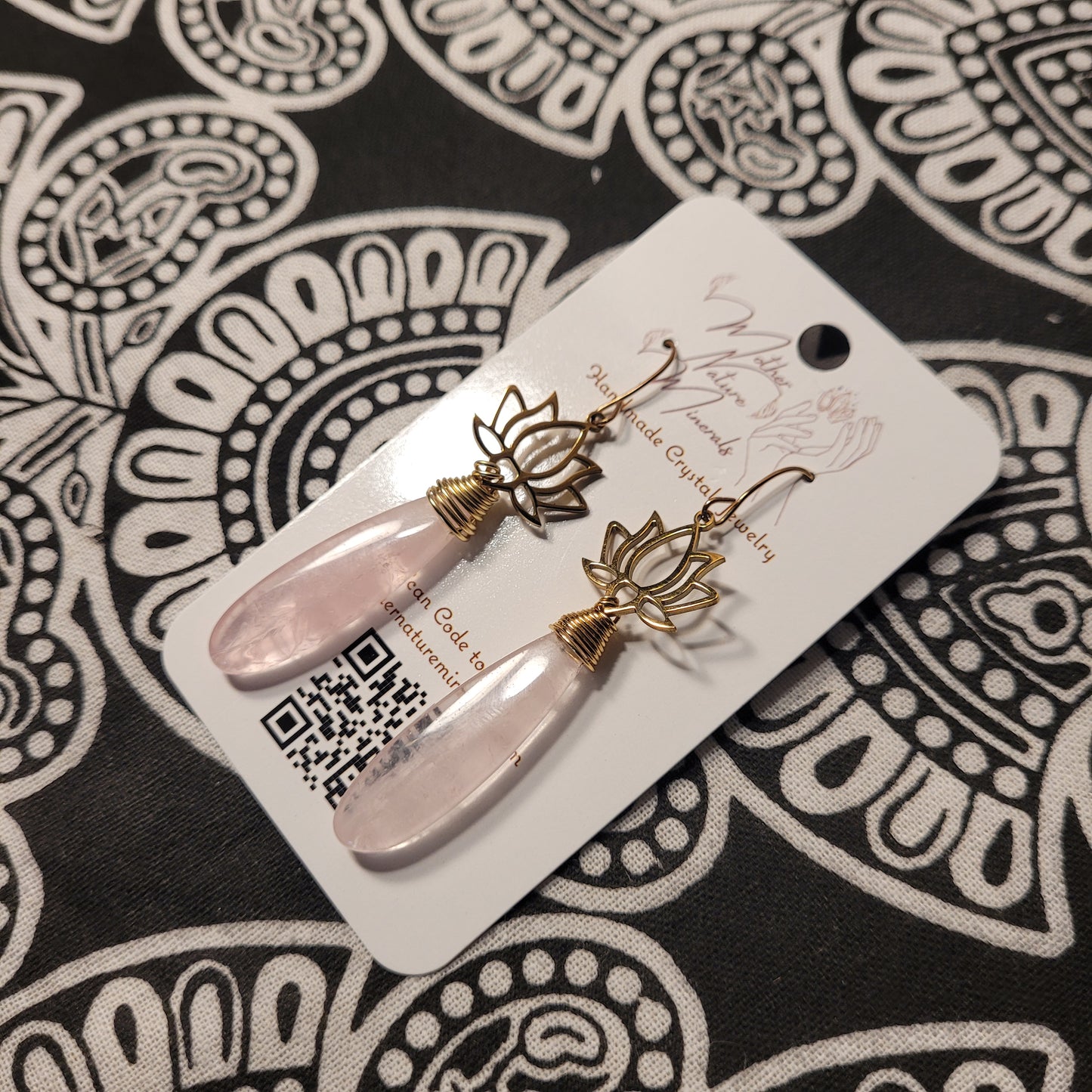 Rose Quartz Earrings