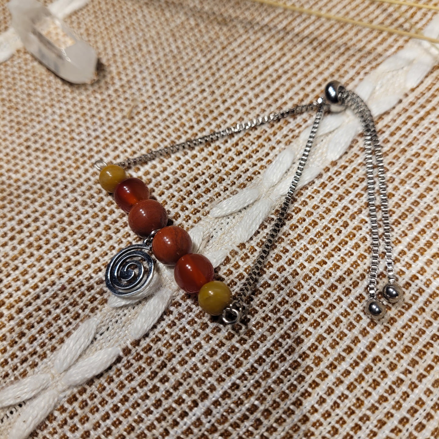 Swirl Mixed Crystal Bracelet