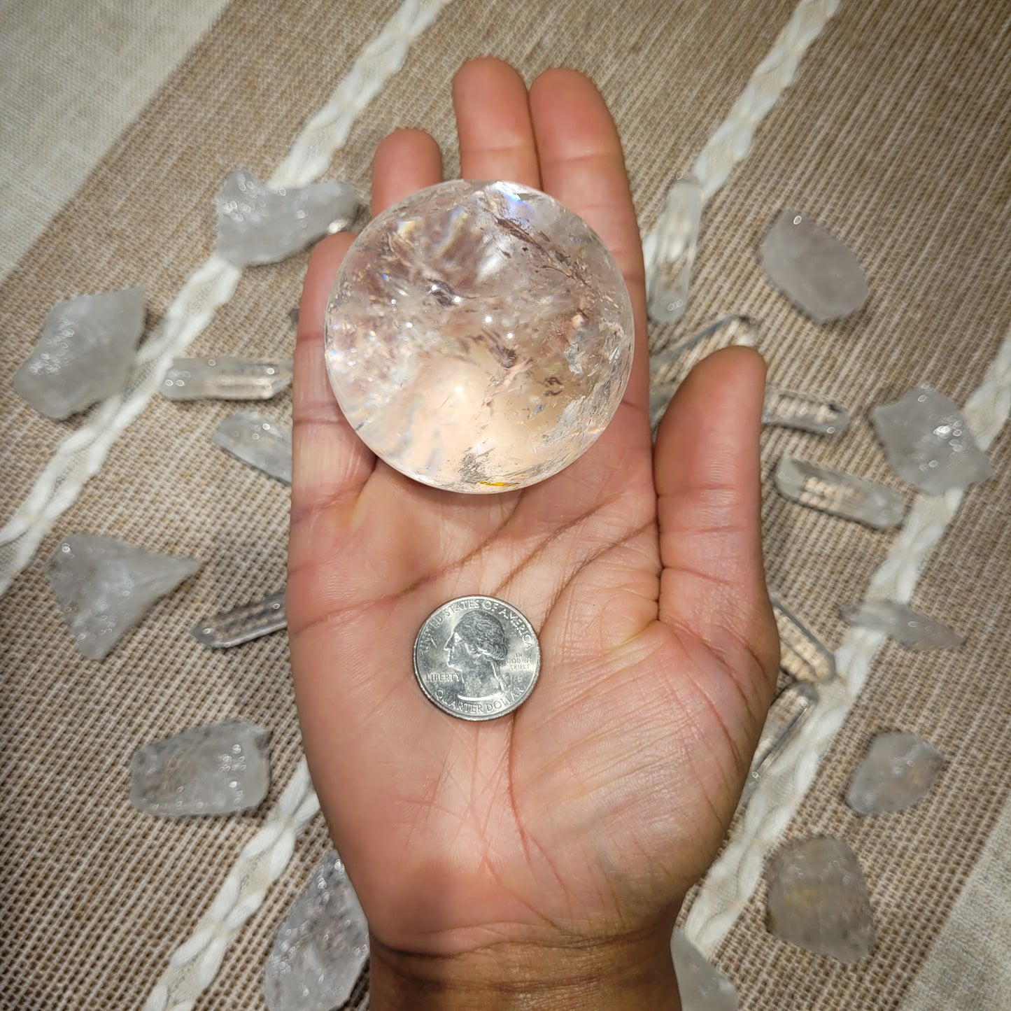 Clear Quartz Sphere