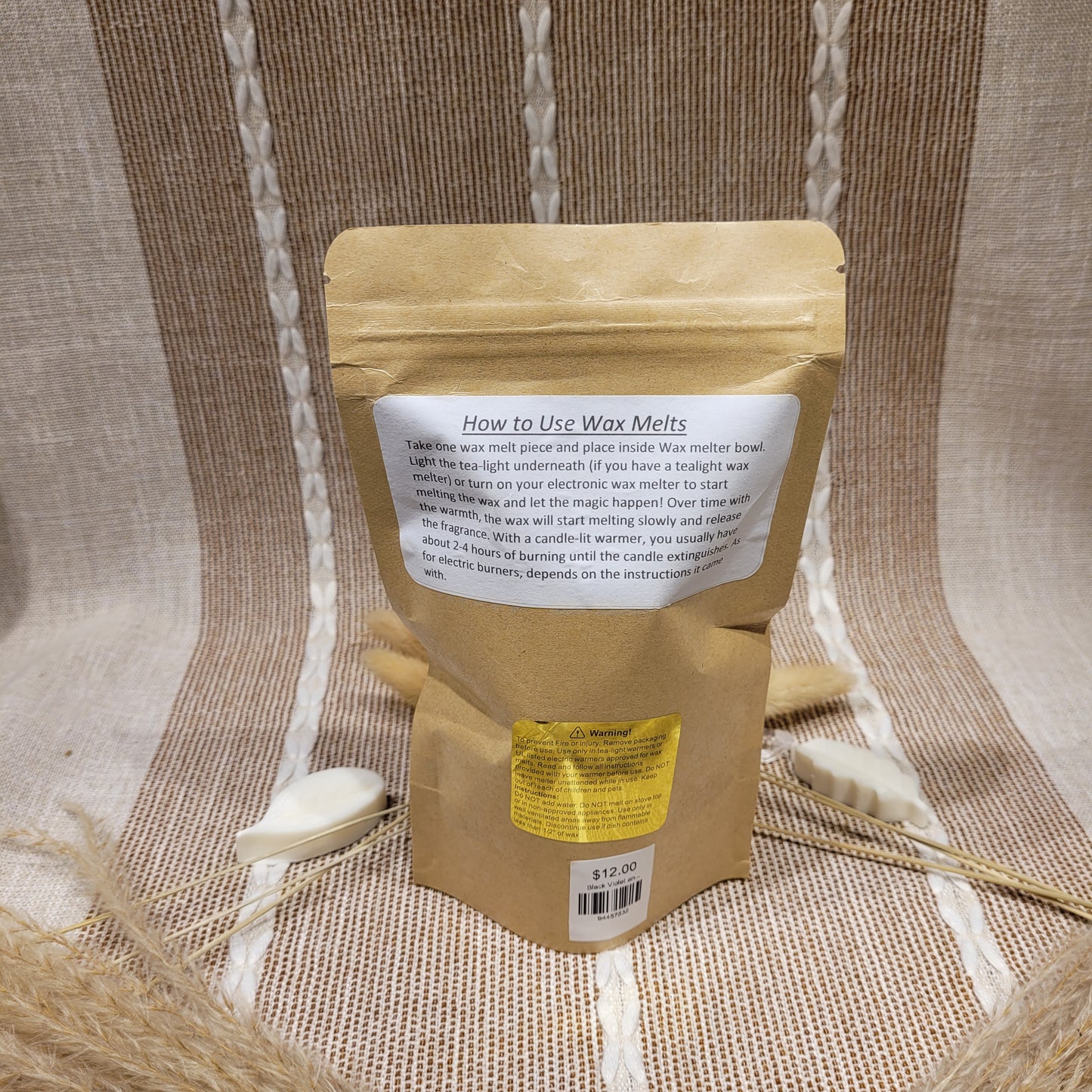 Black Violet and Saffron Wax Melt Pack