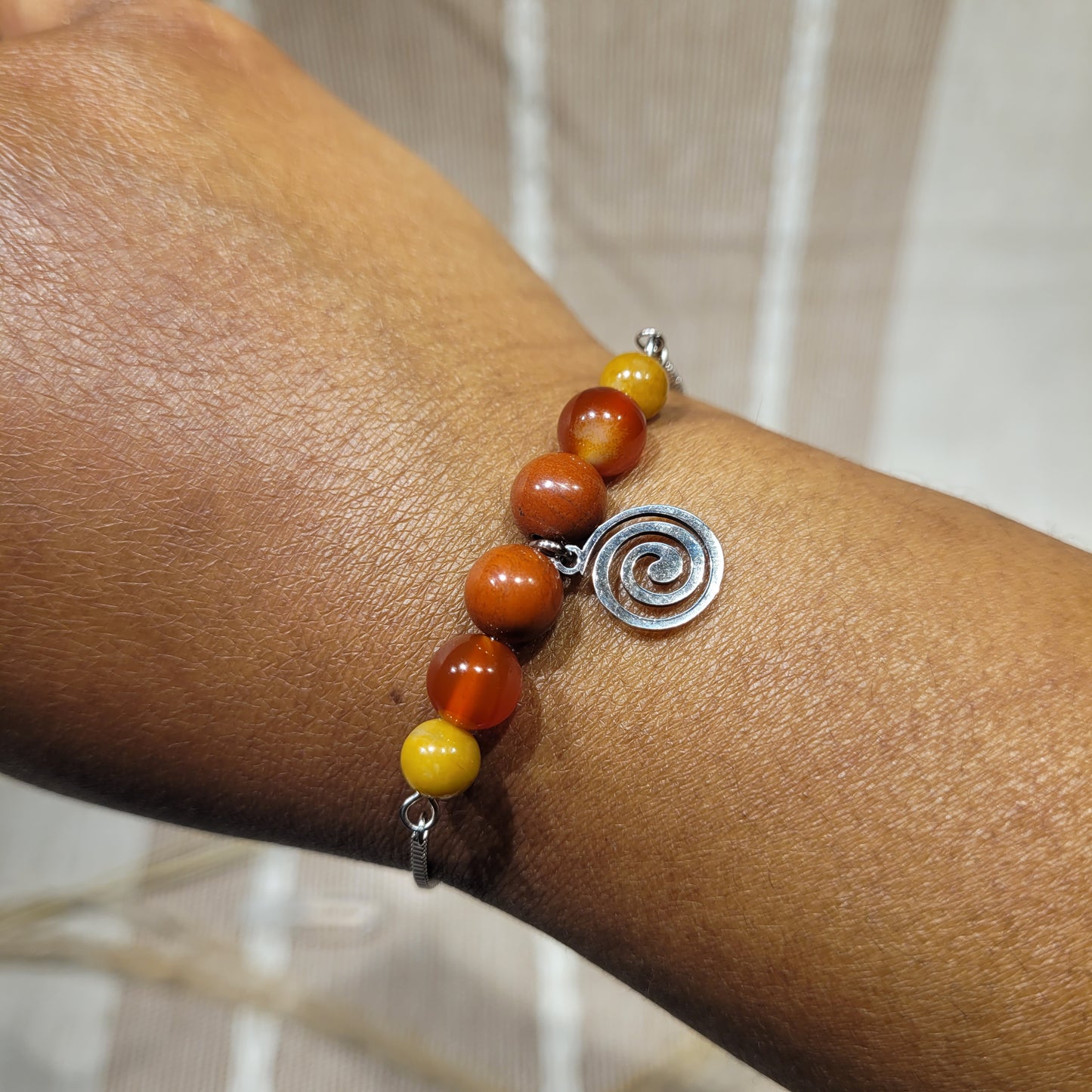 Swirl Mixed Crystal Bracelet