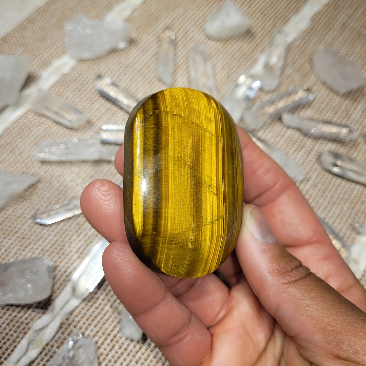 Tigers Eye Palmstone
