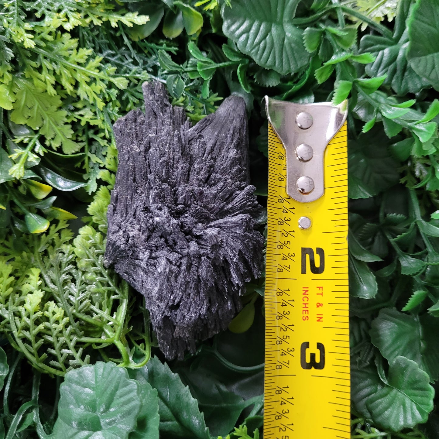 Black Kyanite Crystal Fan