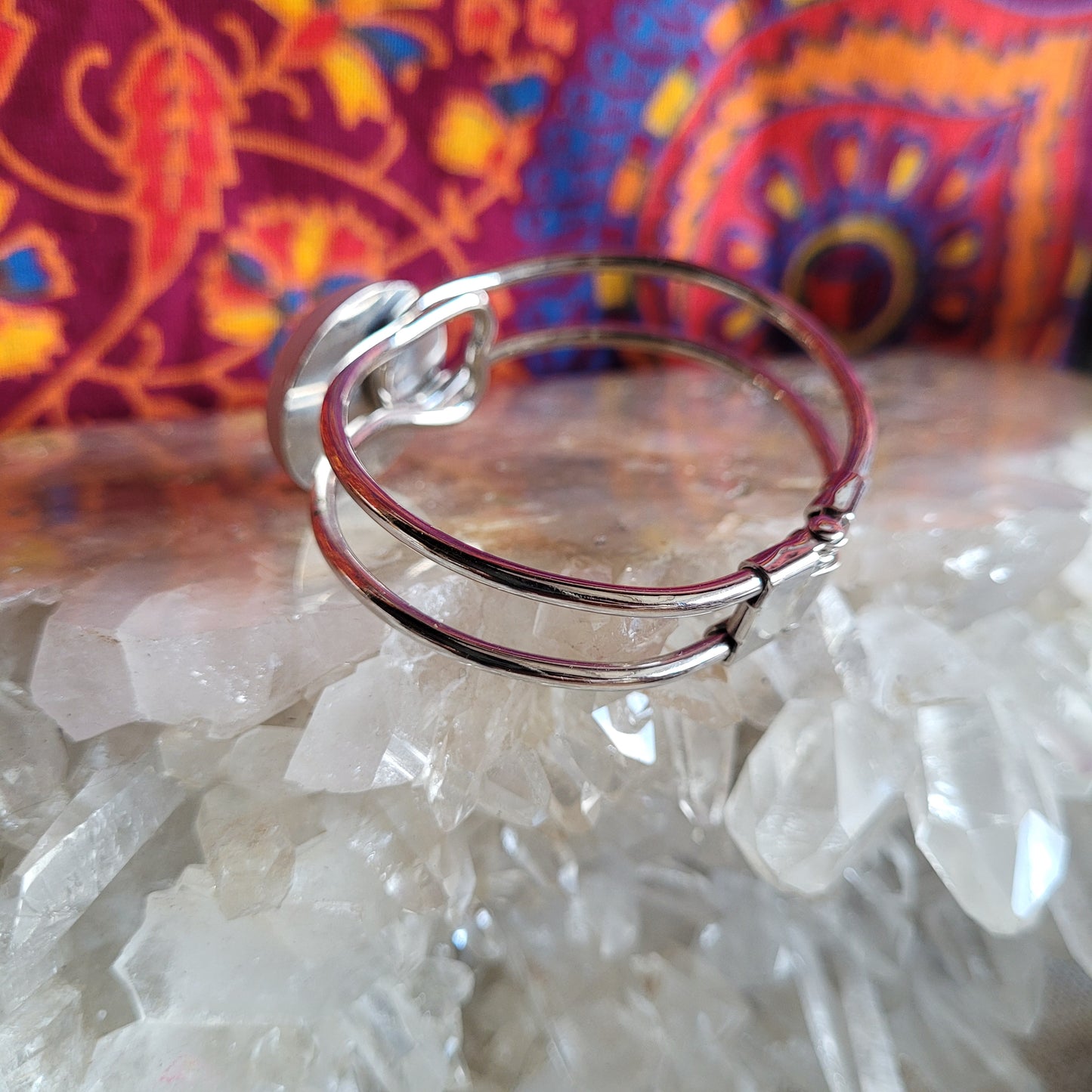 Rose Quartz Cuff Bracelet