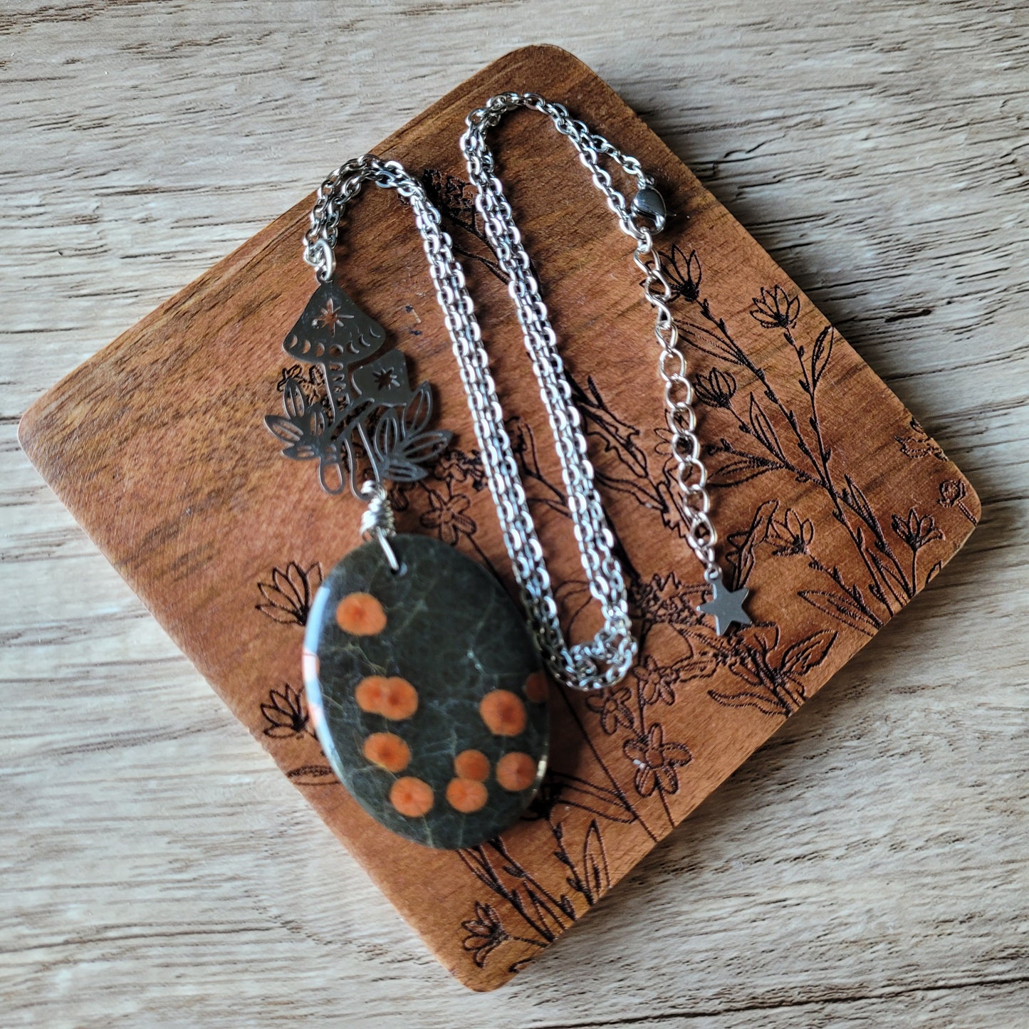 Peanut Obsidian Necklace