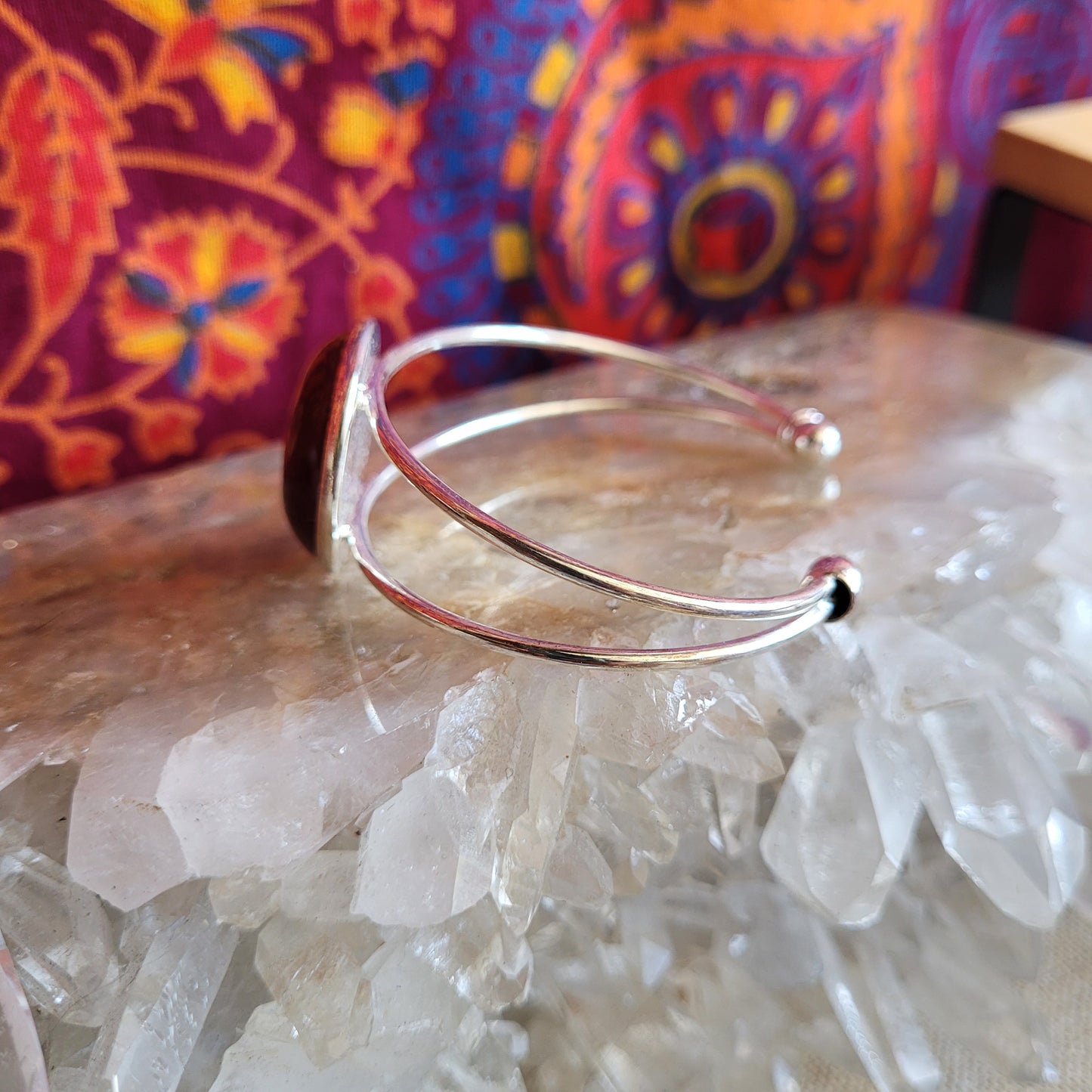 Red Jasper Cuff Bracelet