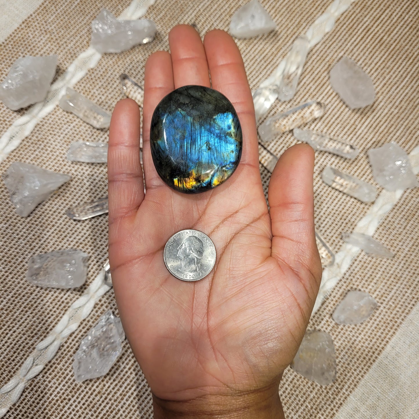 Labradorite Palmstone