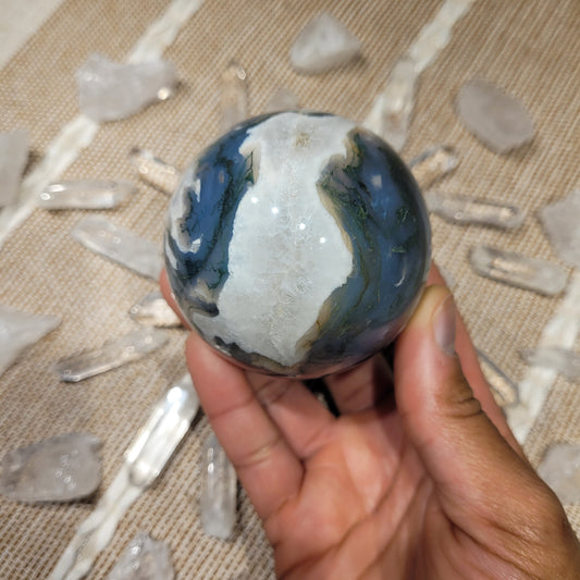 Moss Agate Sphere