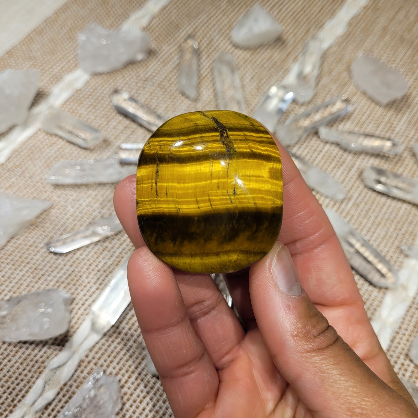 Tigers Eye Palmstone