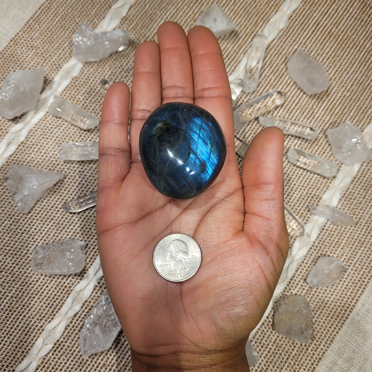 Labradorite Palmstone