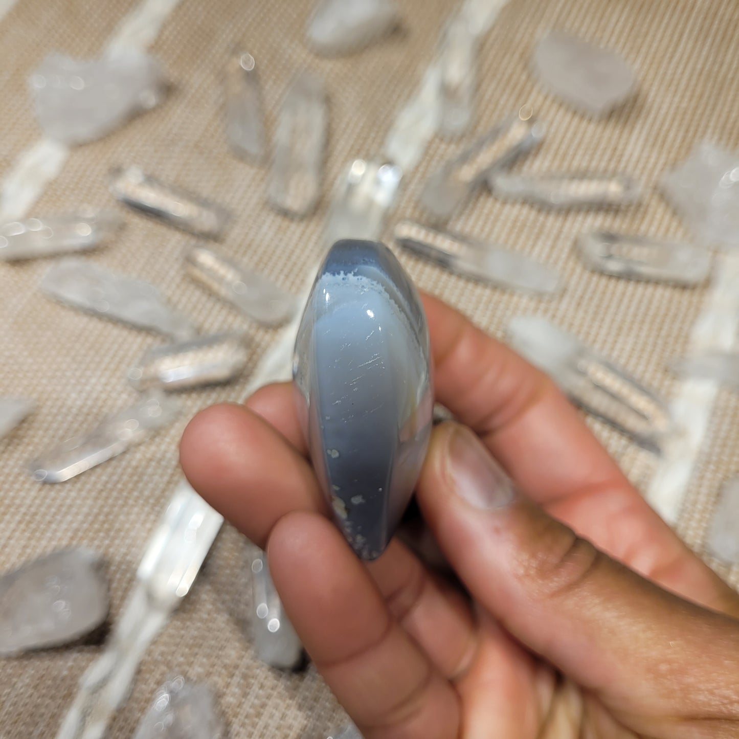Botswana Agate Heart