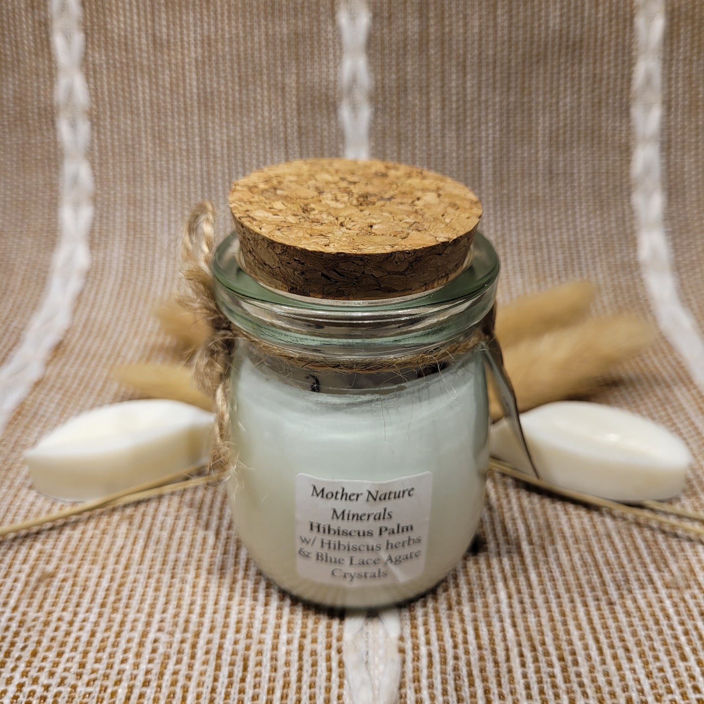 Hibiscus Palm Candle
