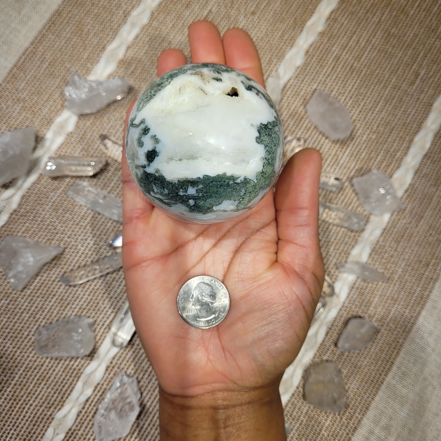 Moss Agate Sphere