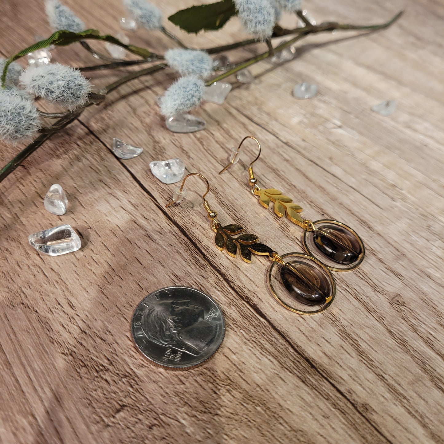 Smoky Quartz Earrings