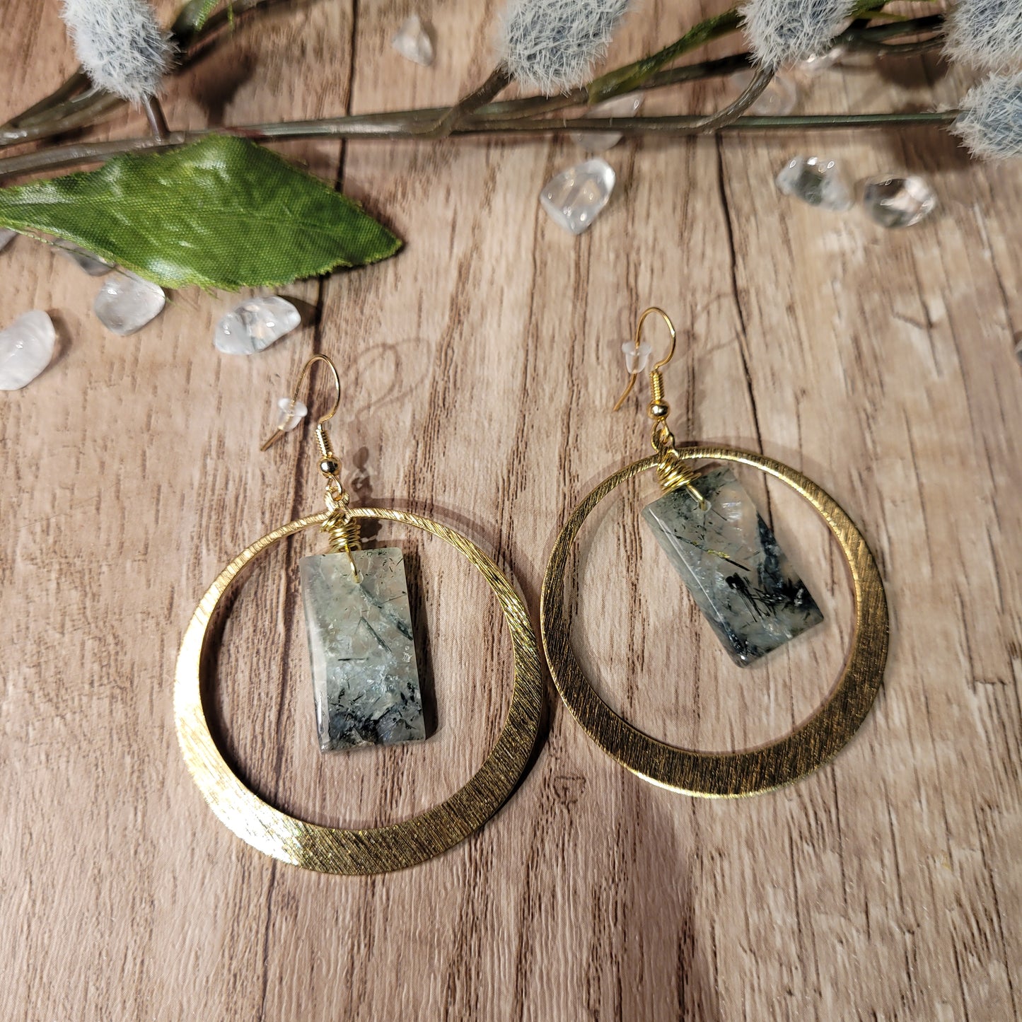 Prehnite Earrings