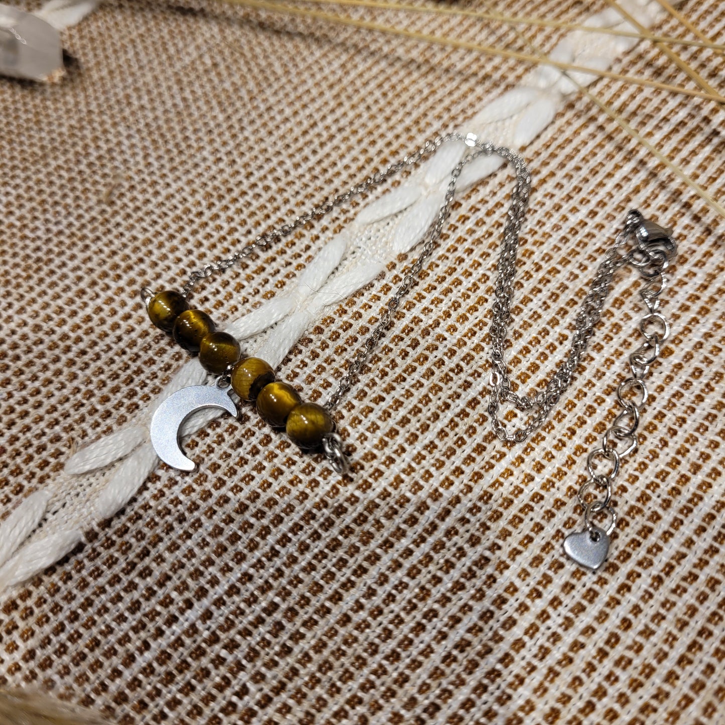 Tigers Eye Moon Necklace