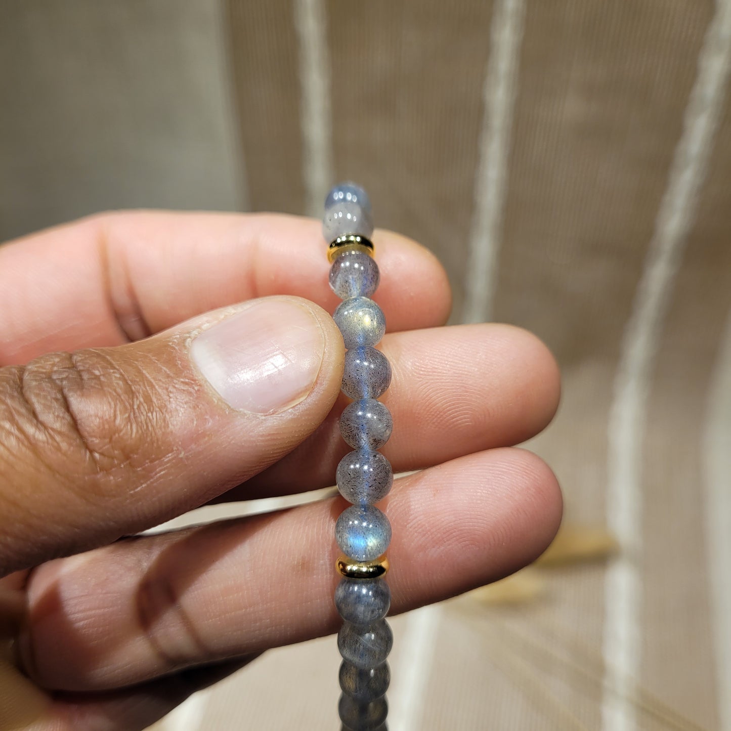 Labradorite Bow Necklace