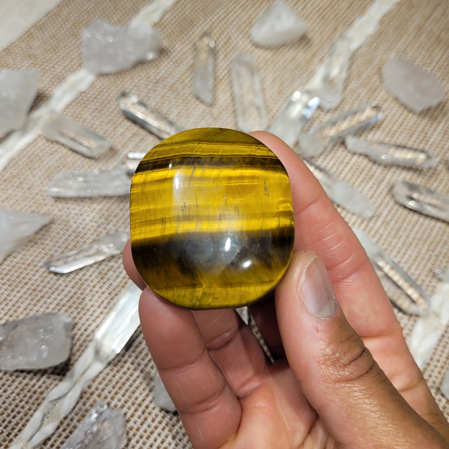 Tigers Eye Palmstone