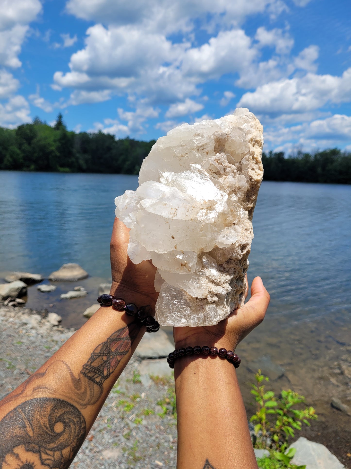Selenite Cluster