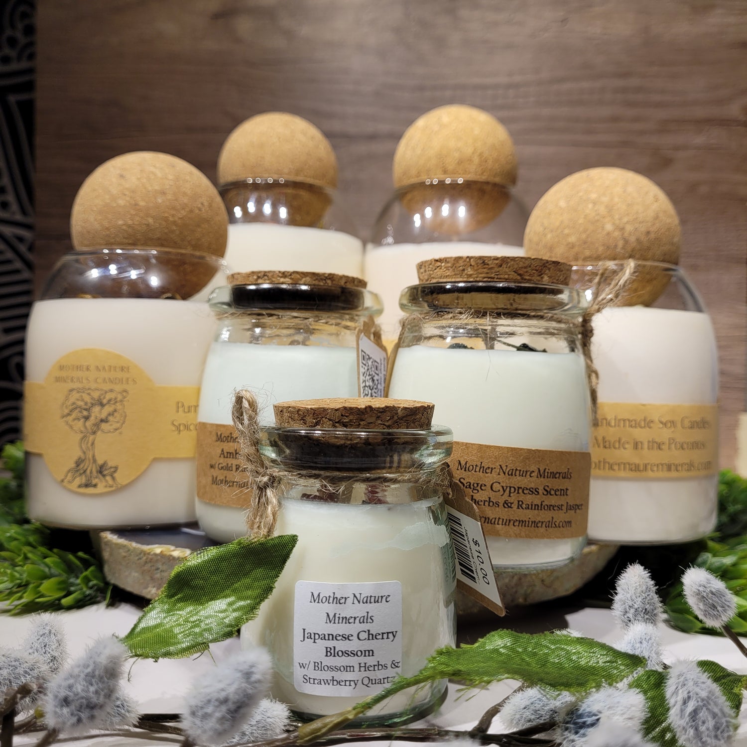 Handpoured Soy Crystal Candles