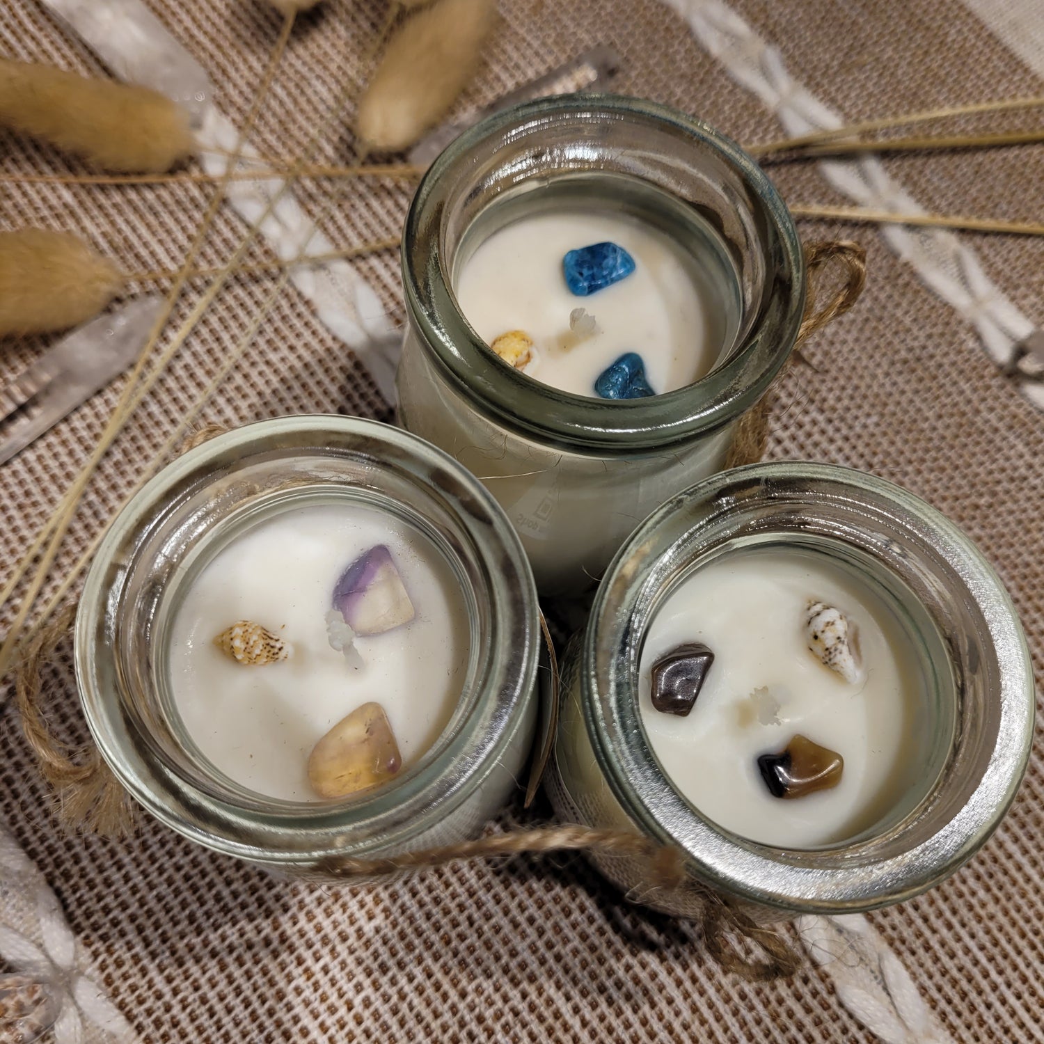 Ocean Scented Soy Crystal Candles