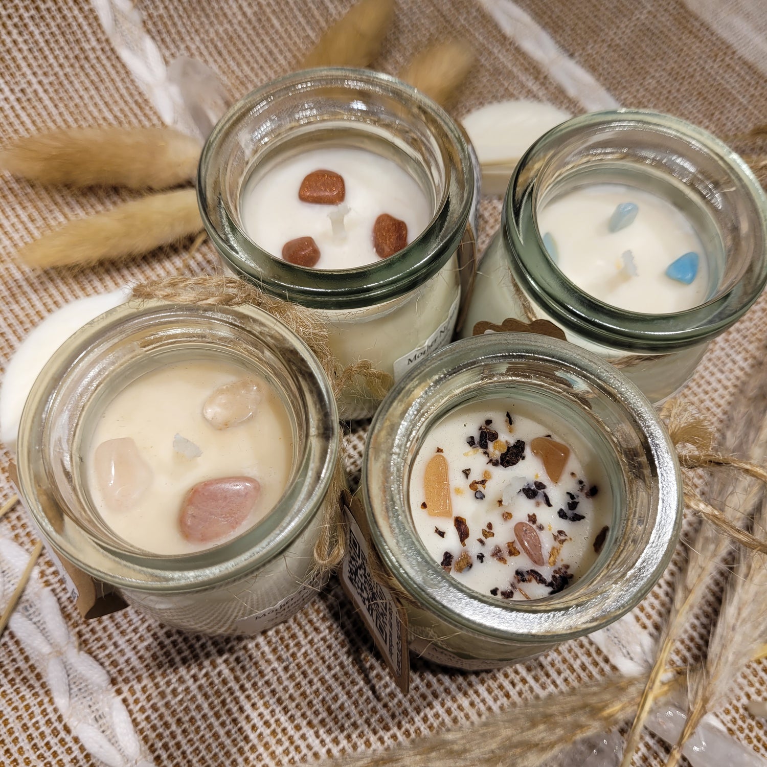 Fruit citrus scented handmade soy crystal candles