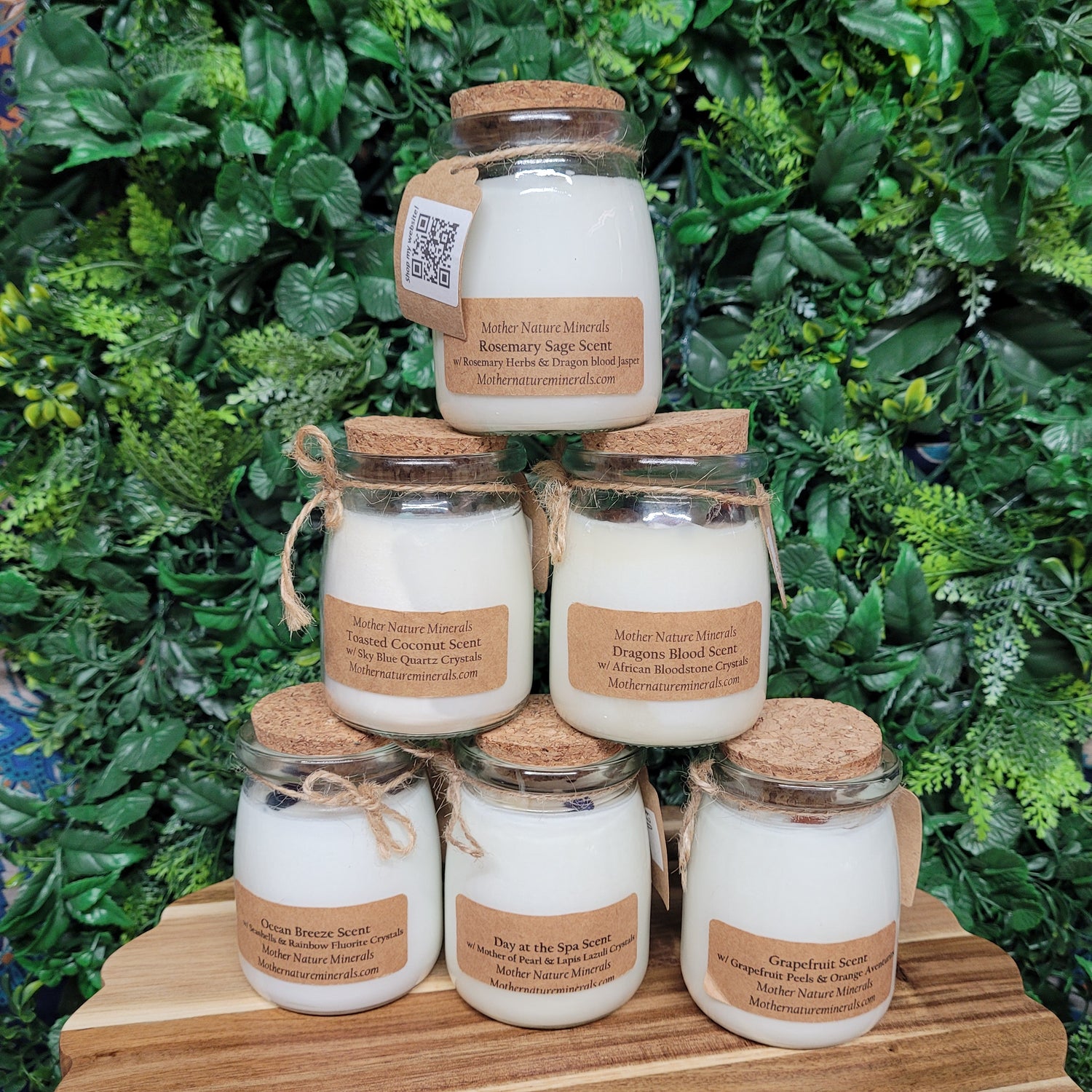 Flat Cork Top Candles