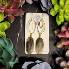 Load image into Gallery viewer, Labradorite Earrings
