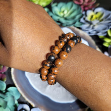 Load image into Gallery viewer, Mahogany Obsidian Bracelet
