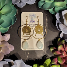 Load image into Gallery viewer, Sky Blue Quartz Earrings

