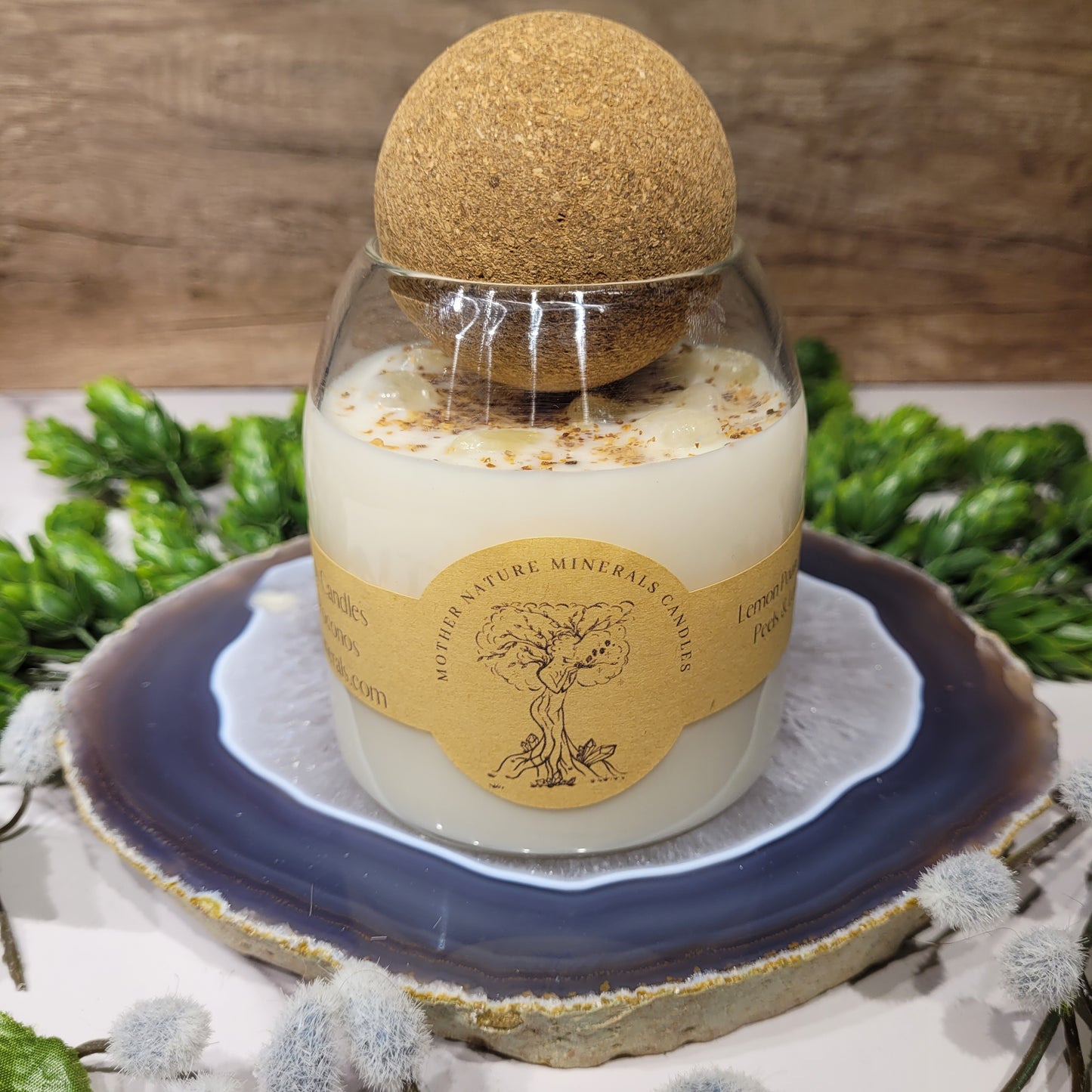 Lemon Pound Cake Soy Crystal Candle