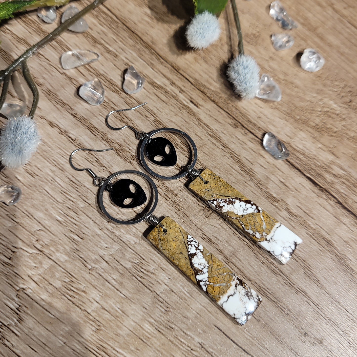 Wild Horse Jasper Earrings