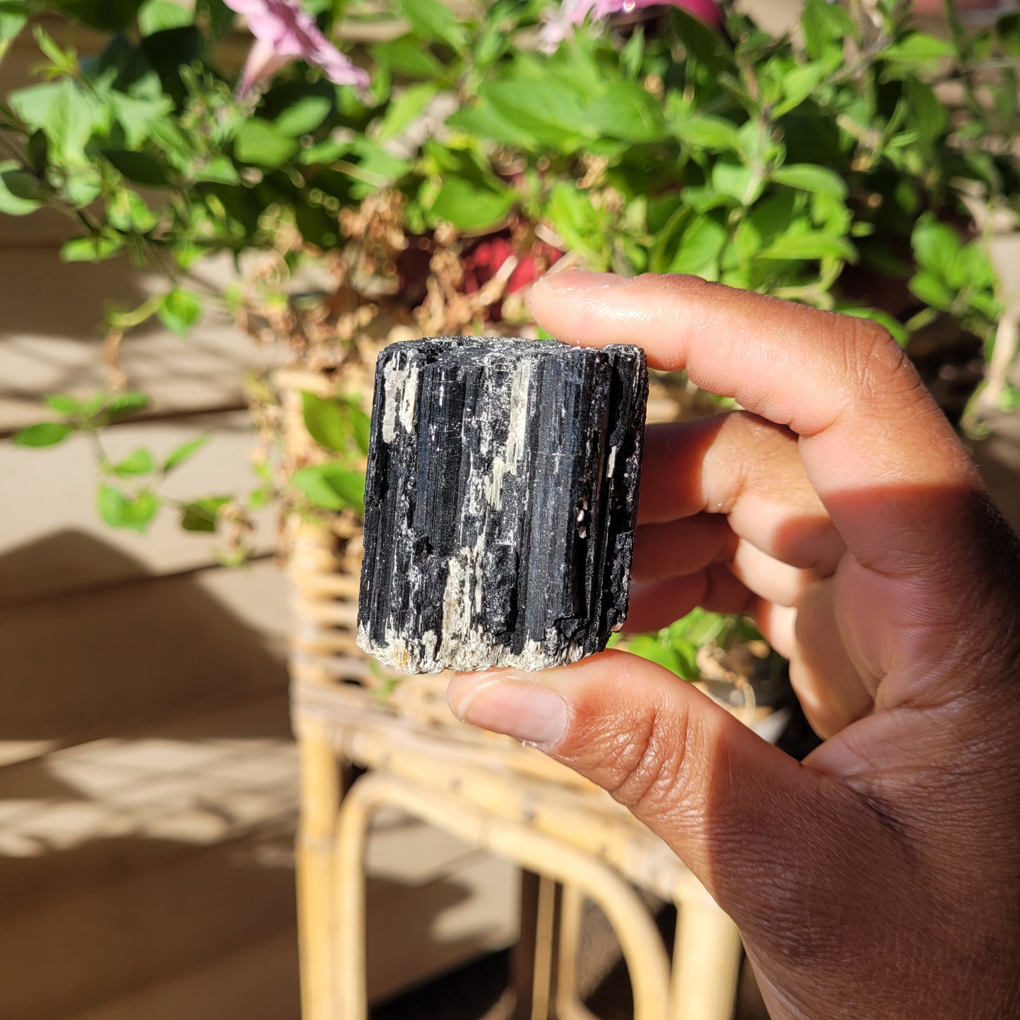 Black Raw Rough Crystal Specimen