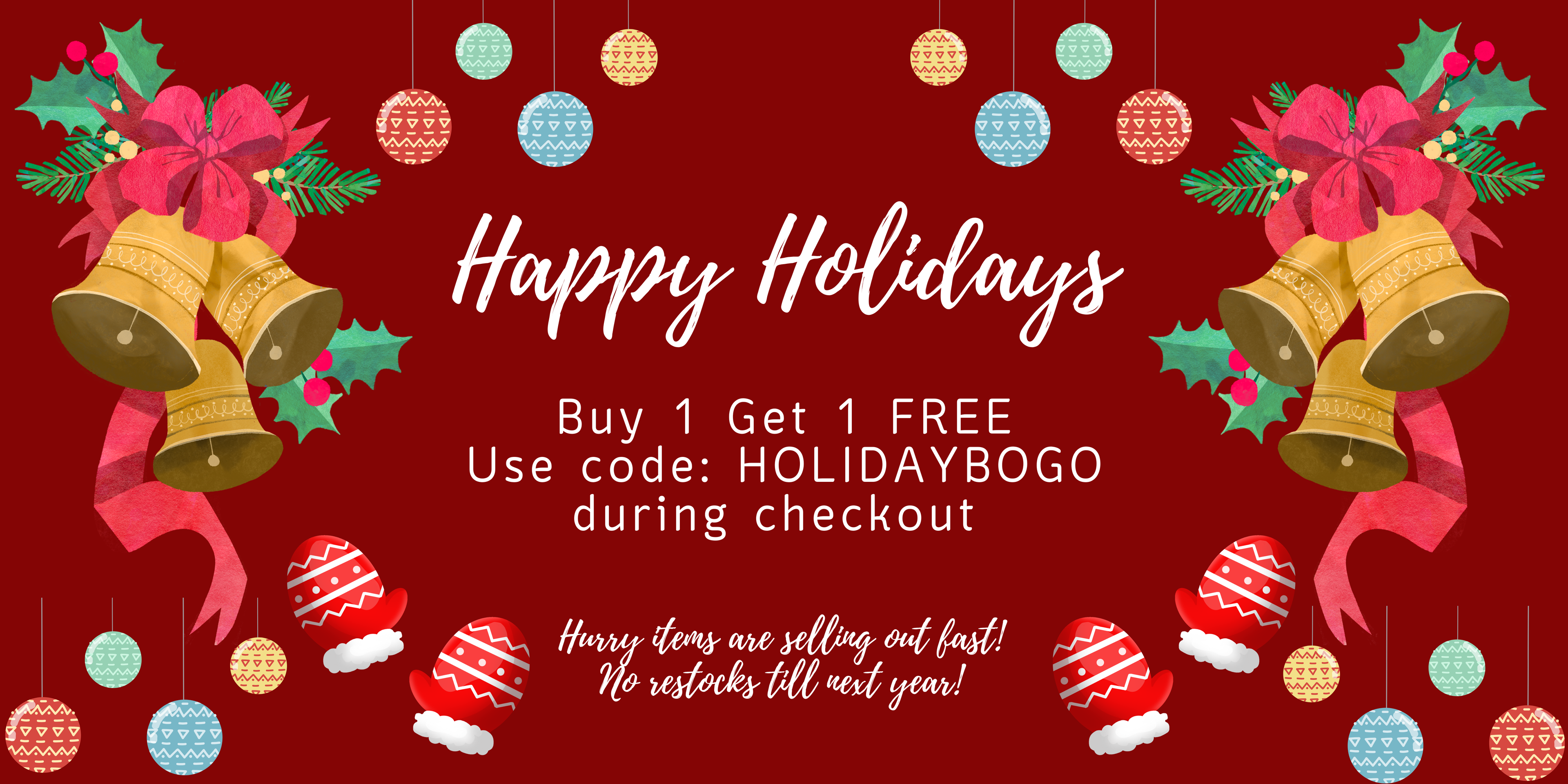 Holiday shopping black friday end of the year sale