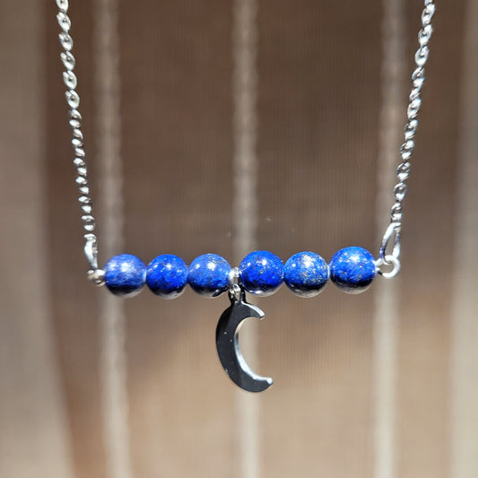 Handmade rock stone crystal jewelry necklace