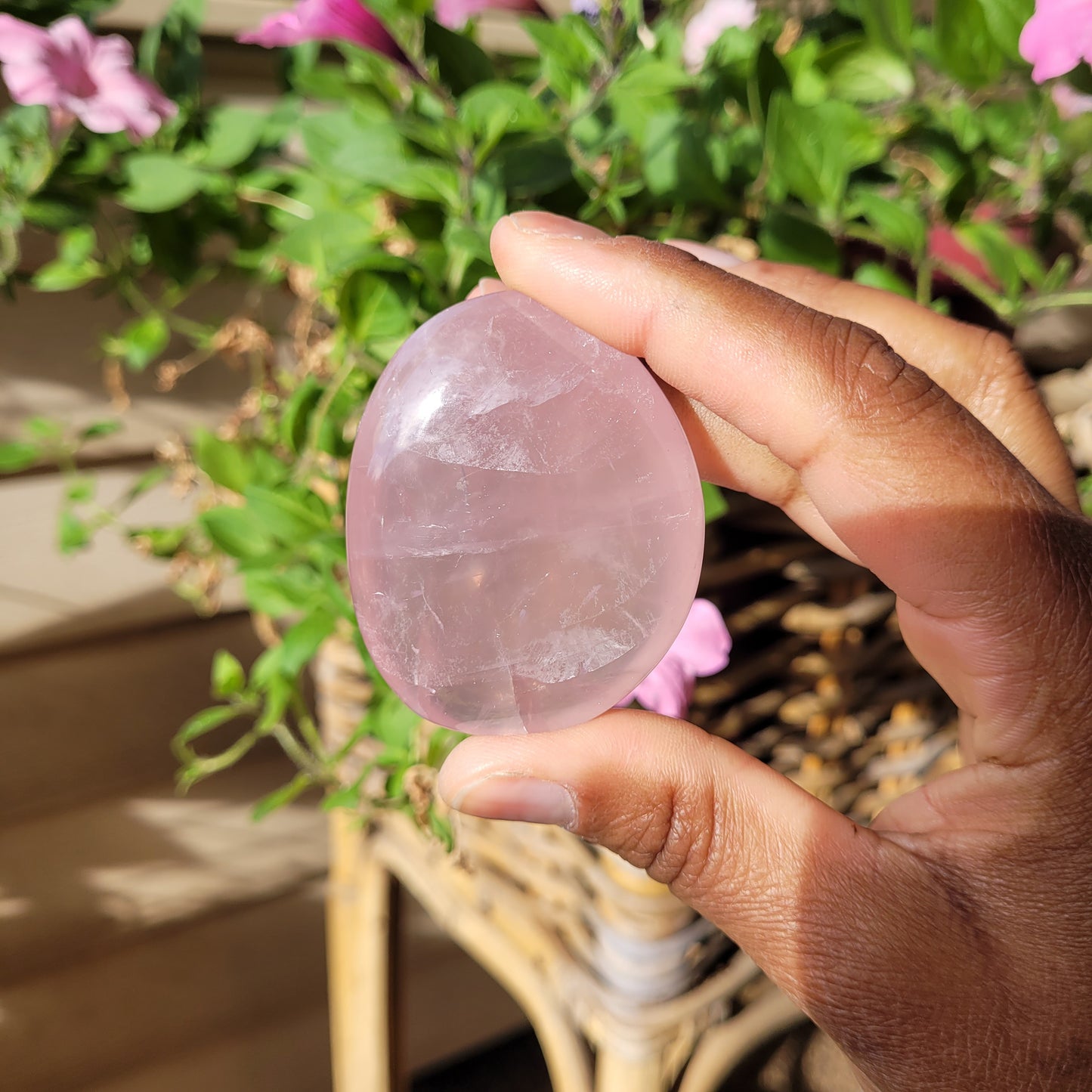 Pink Crystal Palmstone