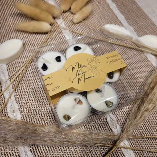 Soy Wax Crystal Scented Tealights Candles